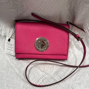 Kate Spade Newbury Lane Sally Sweetheart Pink Crossbody Bag.  NWT